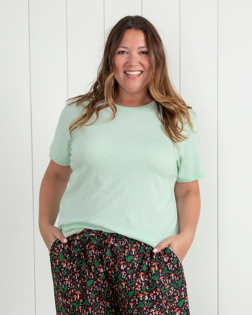Saturday Tee - Knit T-Shirt - Fresh Mint - Printfresh
