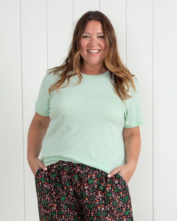 Saturday Tee - Knit T-Shirt - Fresh Mint - Printfresh