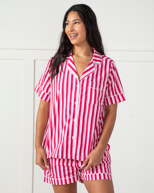 Seeing Stripes - Short Sleep Set - Saltwater Taffy - Printfresh