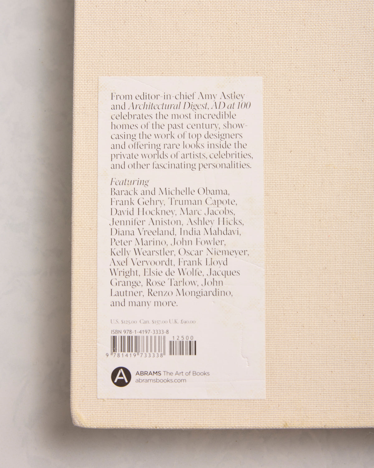 Ivory - Architectural Digest At 100 - Printfresh