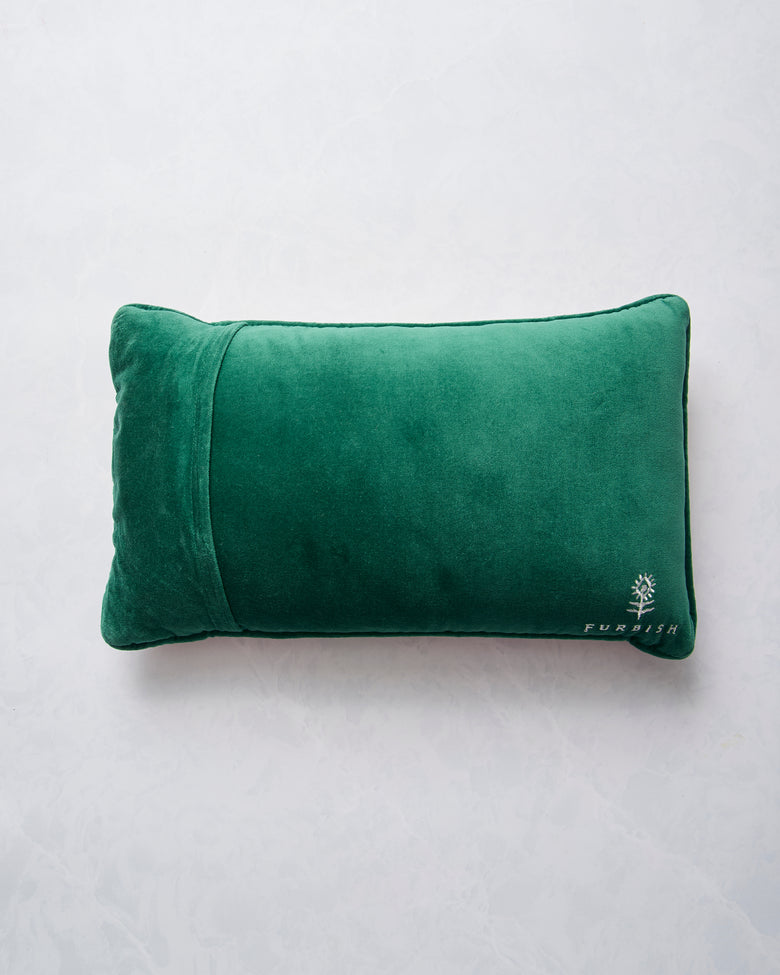 Caviar and Cash - Furbish Studio Needlepoint Pillow - Multi - Printfresh