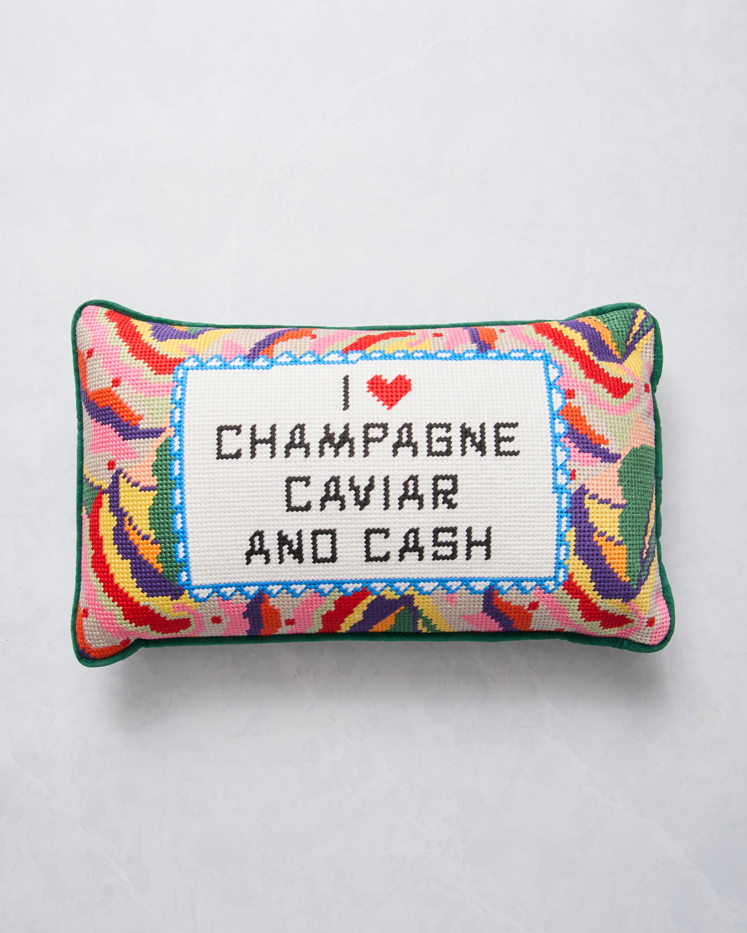 Furbish Studio Needlepoint Pillow