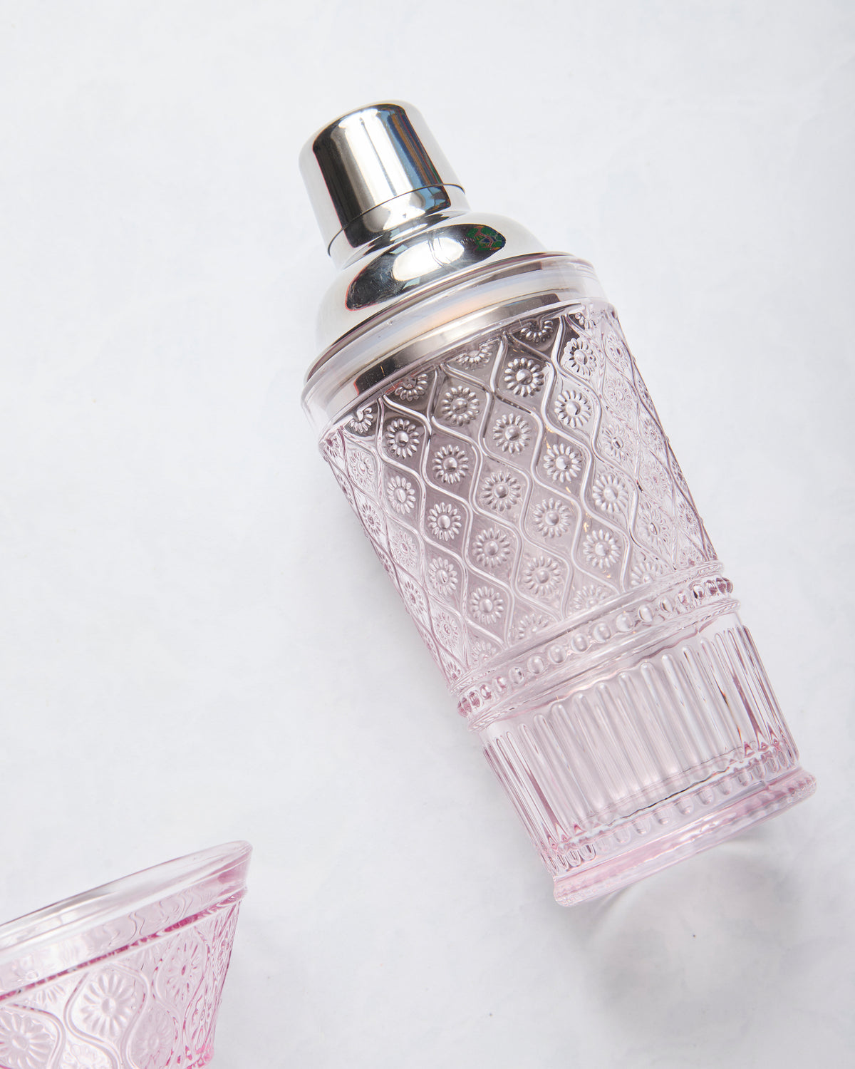 Pink - Claro Pink Cocktail Shaker & Martini Set - Godinger - Printfresh