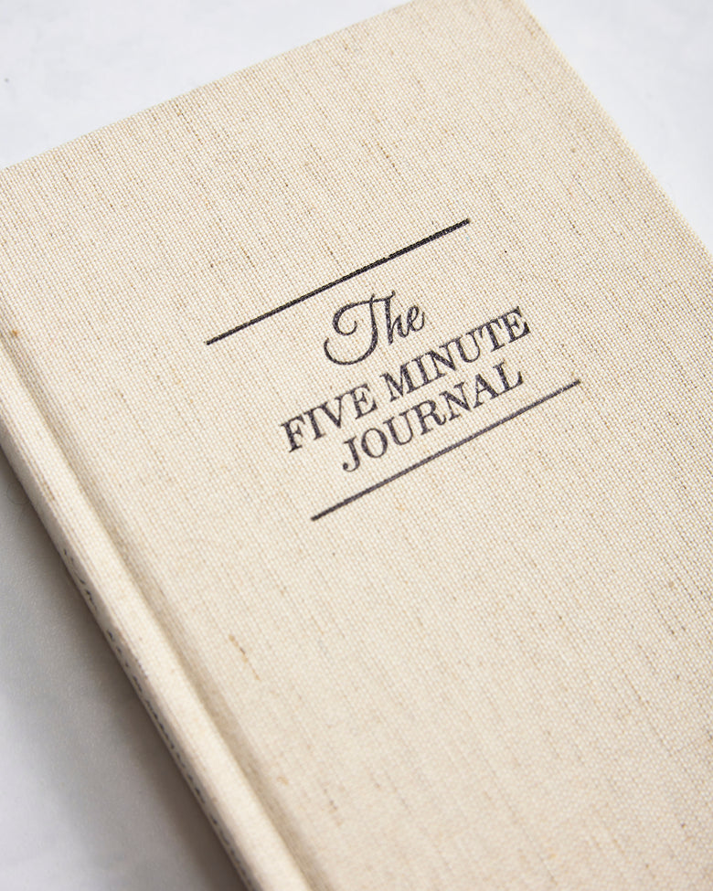 Intelligent Change - The Five Minute Journal Linen - Ivory - Printfresh
