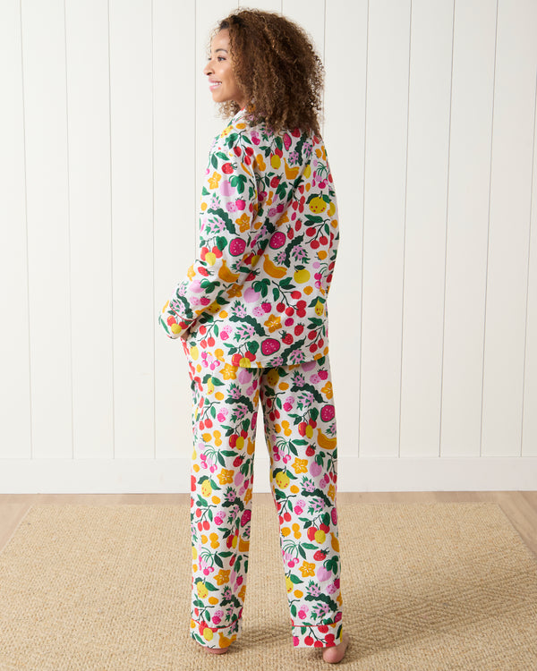 Smoothie Time - Tall Long PJ Set - Cloud - Printfresh