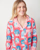 Snow Globe Magic - Flannel Long PJ Set - Red Ribbon - Printfresh