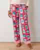 Snow Globe Magic - Flannel PJ Pants - Red Ribbon - Printfresh