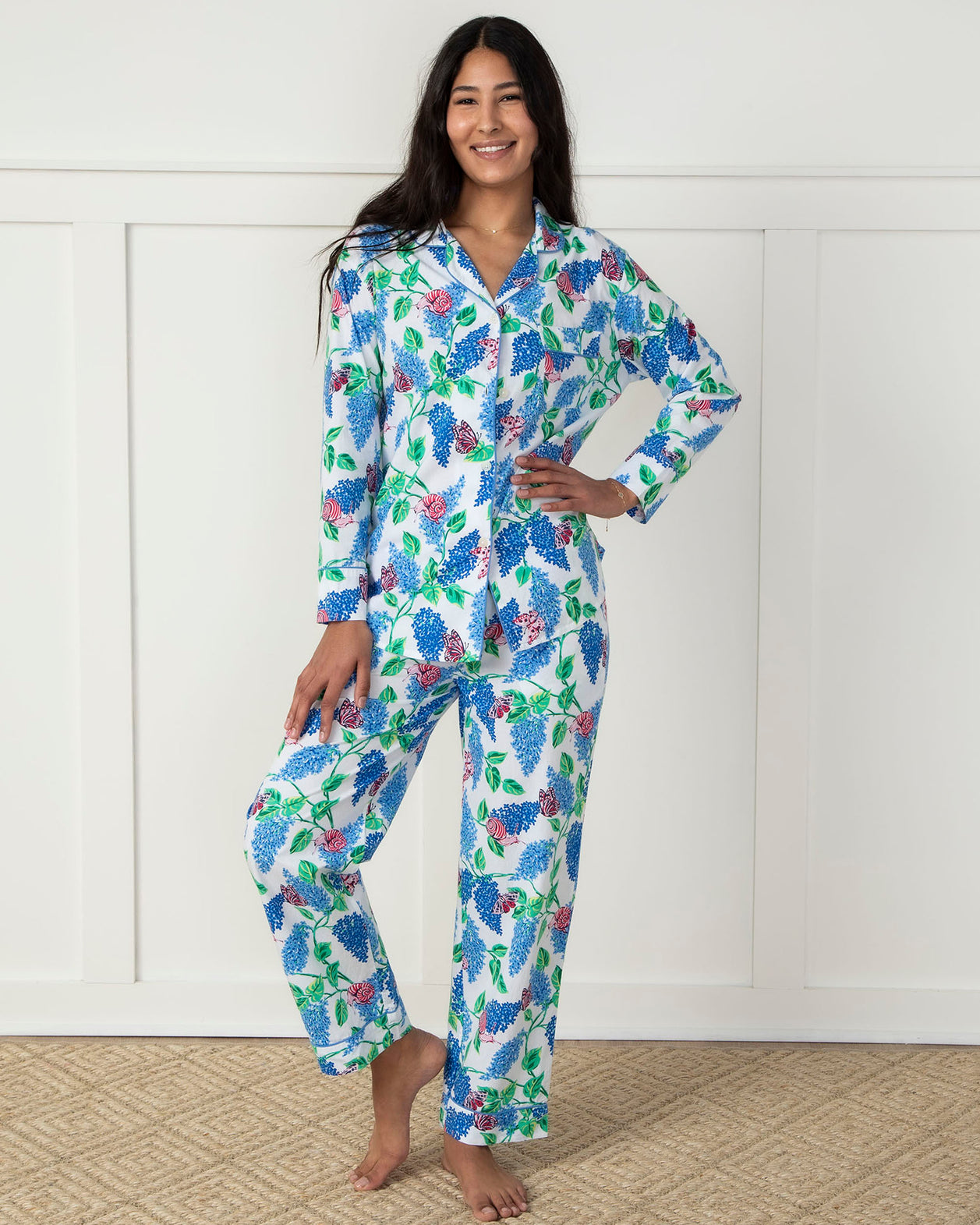 Soft Lilac - Long PJ Set - Cloud - Printfresh