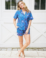 Sparks Fly - Short PJ Set - Navy - Printfresh