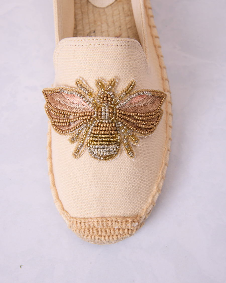 Cream - Bee Espadrilles - Tiana Designs - Printfresh