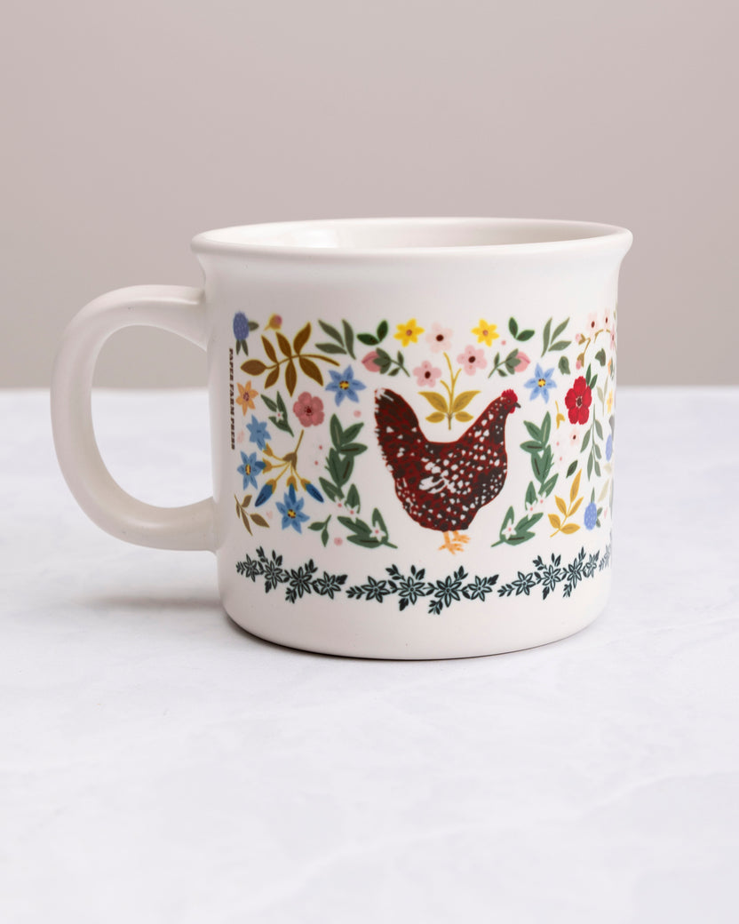 Chicken Folk Floral - Mug - Paper Farm Press - Printfresh