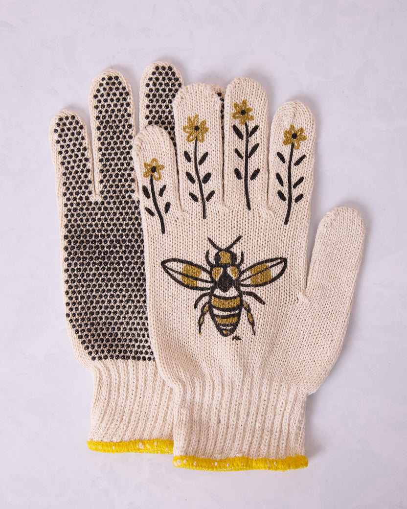 Bee - Garden Gloves - My Little Belleville - Printfresh