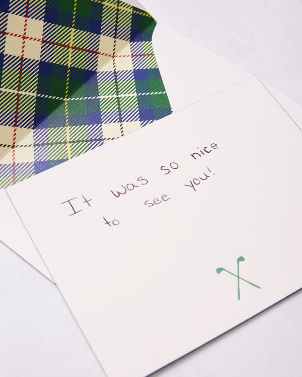 Golf - Fancy Pants Notecards - Color Box Design & Letterpress - Printfresh