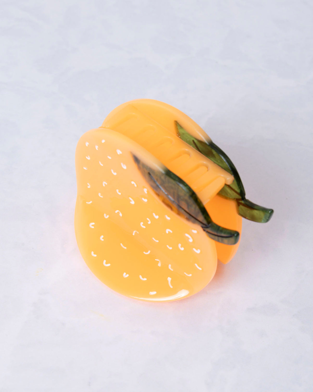 Orange Slice - Hand-Painted Claw Hair Clip- Jenny Lemons - Printfresh