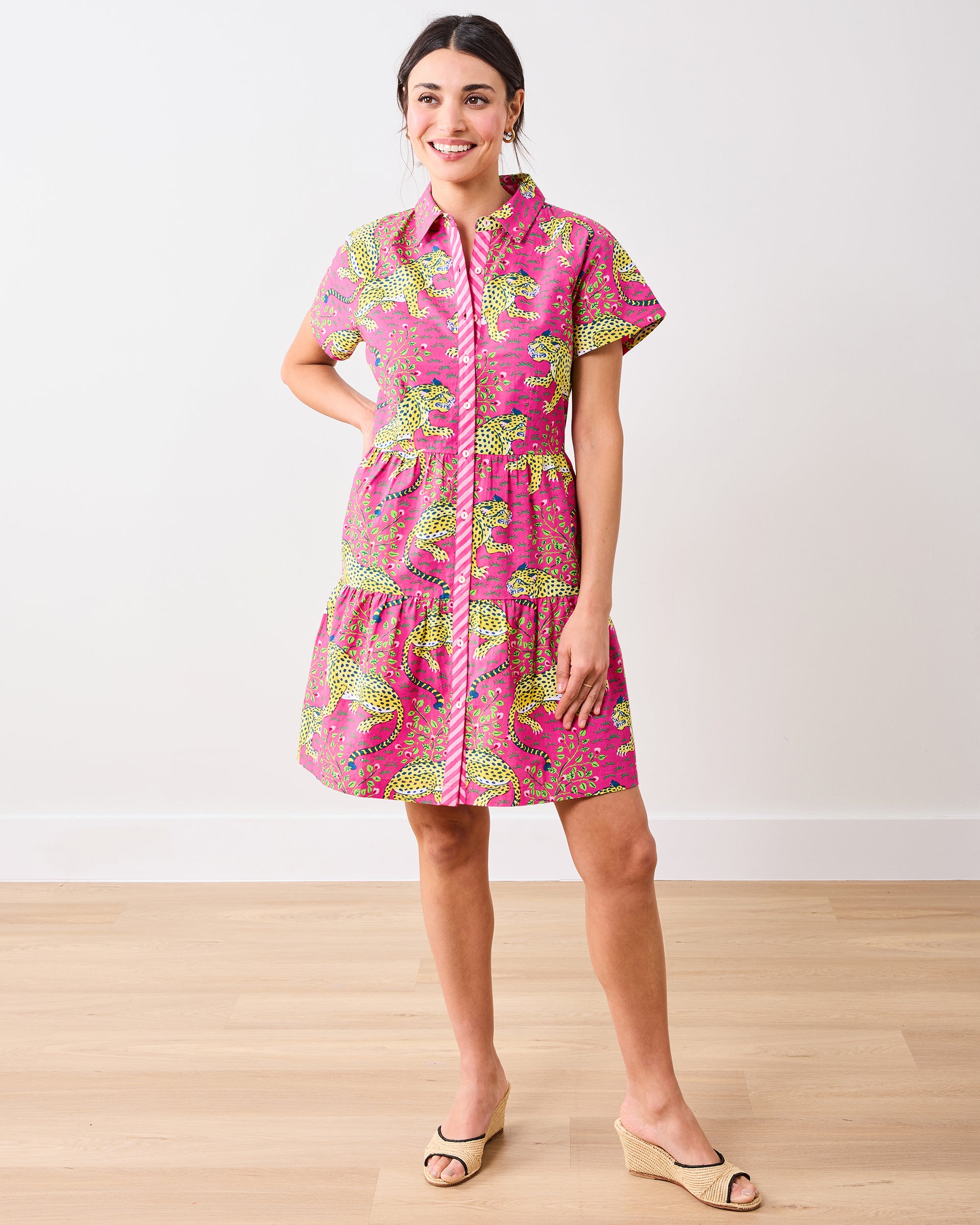 Bagheera - Easy Elegance Dress - Hot Pink  Printfresh
