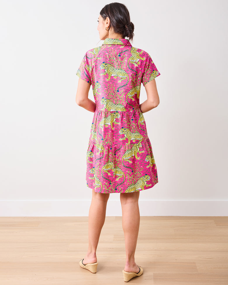 Bagheera - Easy Elegance Dress - Hot Pink - Printfresh