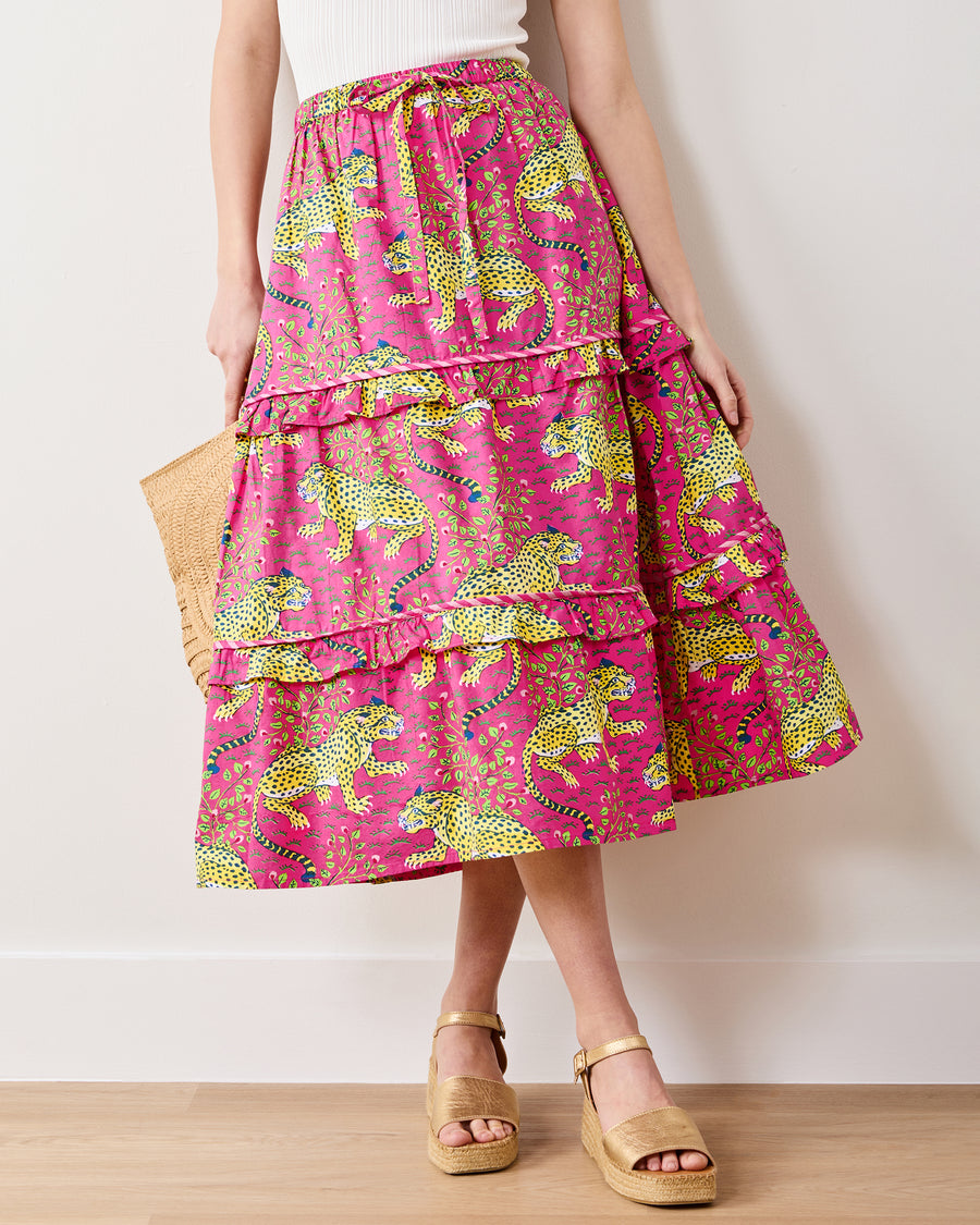Bagheera - Now or Later Skirt - Hot Pink - Printfresh