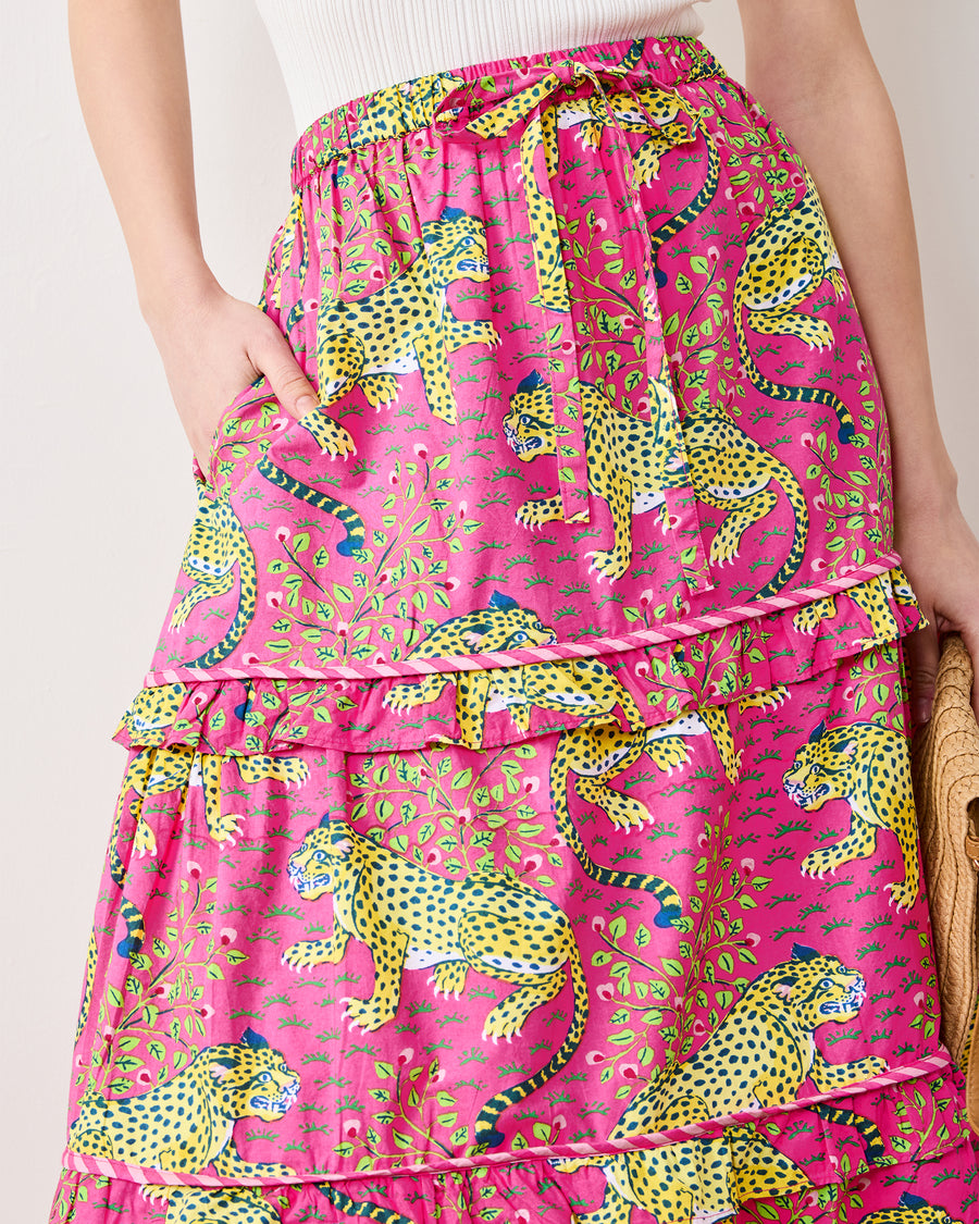Bagheera - Now or Later Skirt - Hot Pink - Printfresh