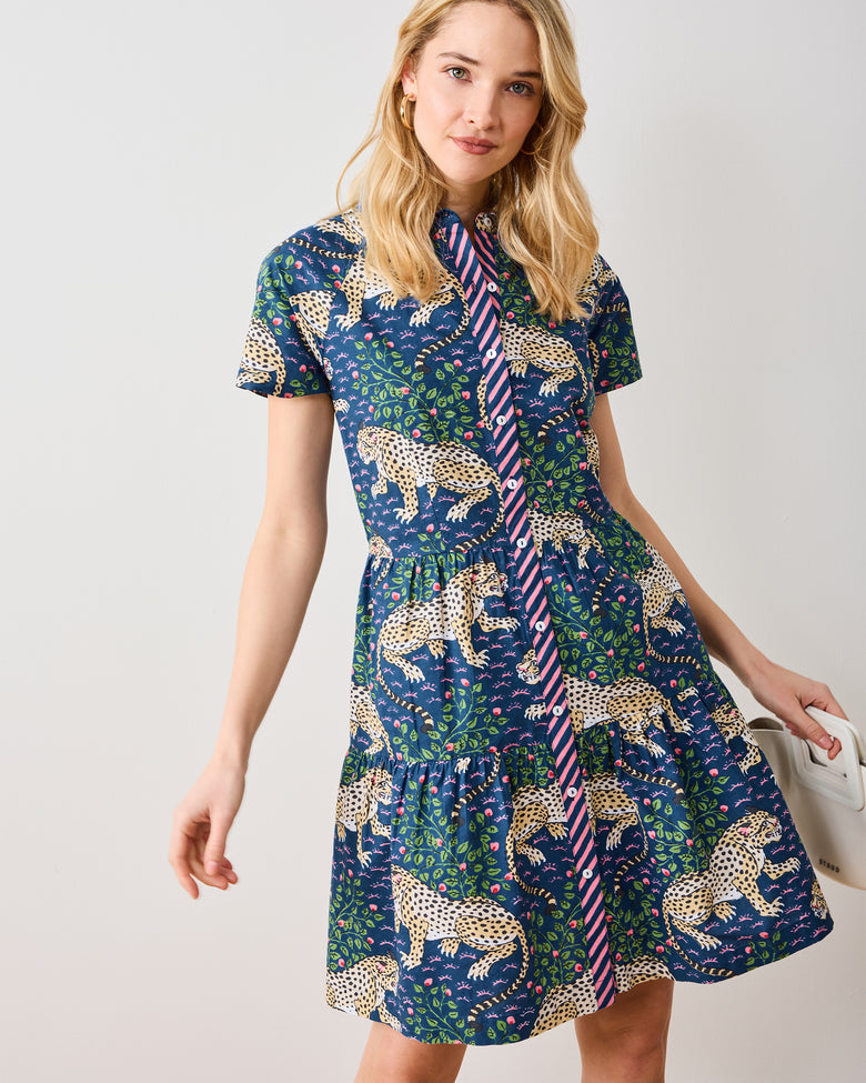 Bagheera - Easy Elegance Dress - Navy - Printfresh