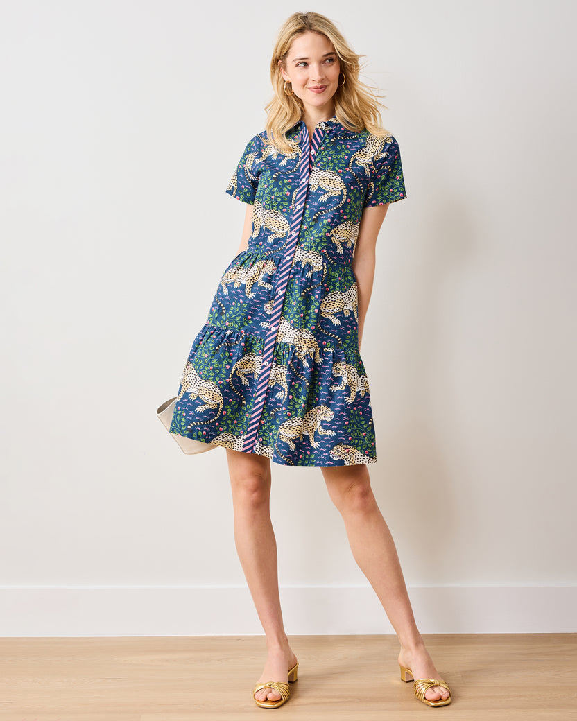 Bagheera - Easy Elegance Dress - Navy - Printfresh