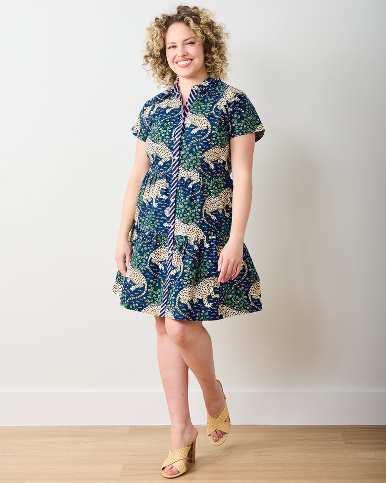 Bagheera - Easy Elegance Dress - Navy - Printfresh