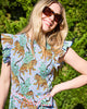 Bagheera - Ready to Ruffle Dress - Pale Blue - Printfresh