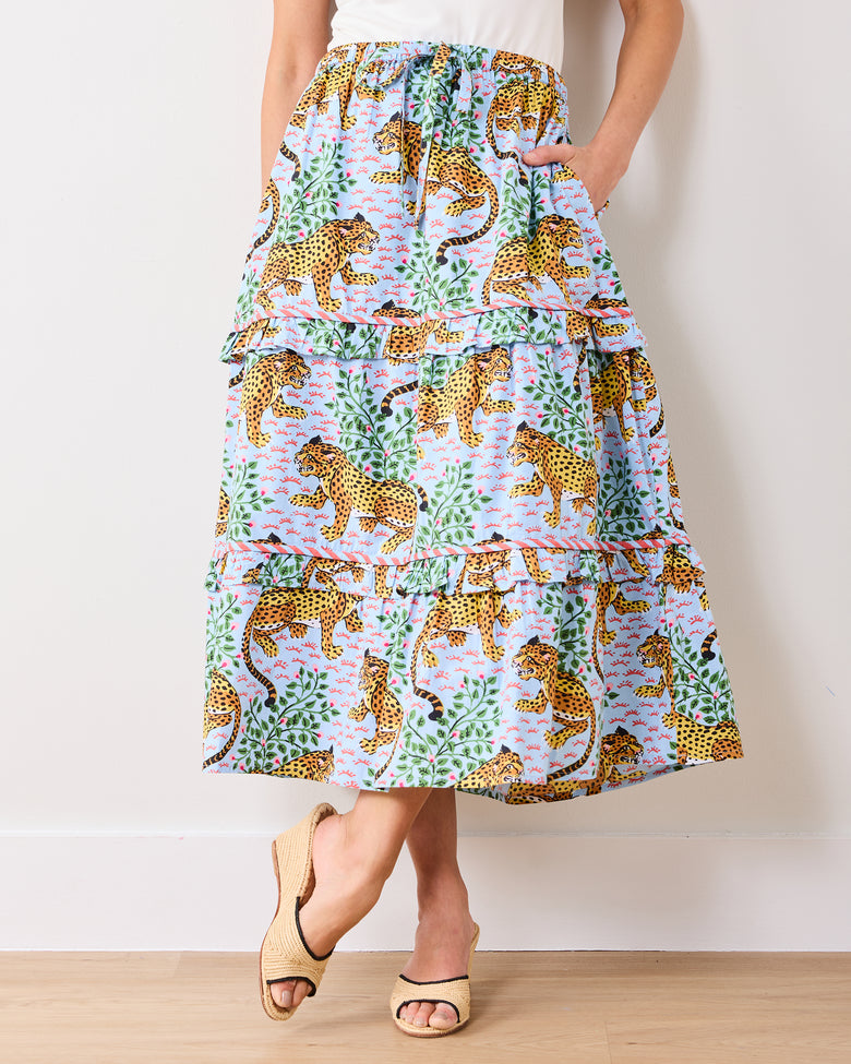 Bagheera - Now or Later Skirt - Pale Blue - Printfresh
