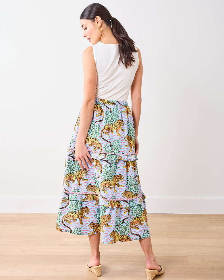 Bagheera - Now or Later Skirt - Pale Blue - Printfresh