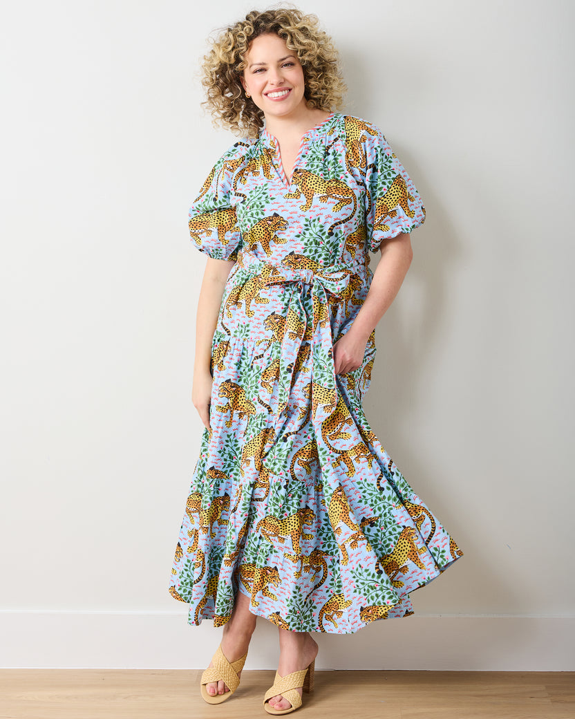 Bagheera - To and From Dress - Pale Blue - Printfresh