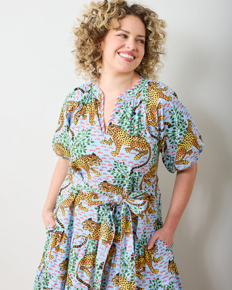 Bagheera - To and From Dress - Pale Blue - Printfresh