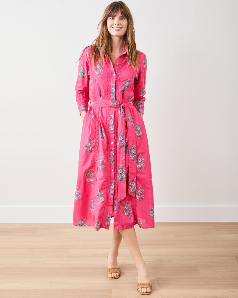 Bouquet Blossoms - Meredith Dress - Hot Pink Printfresh Bouquet Blossoms - Meredith Dress - Hot Pink Printfresh