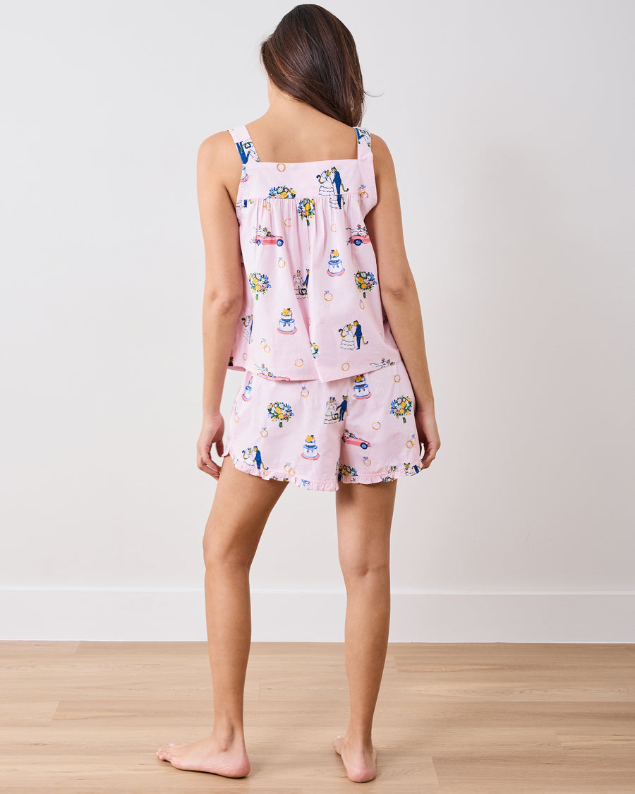 Happily Ever After - Back to Bed Short Set - Blush - Printfresh