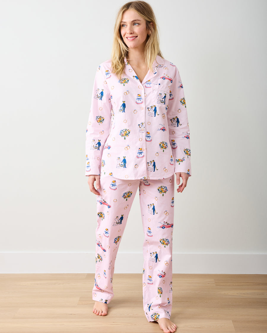 Happily Ever After - Long PJ Set - Blush - Printfresh