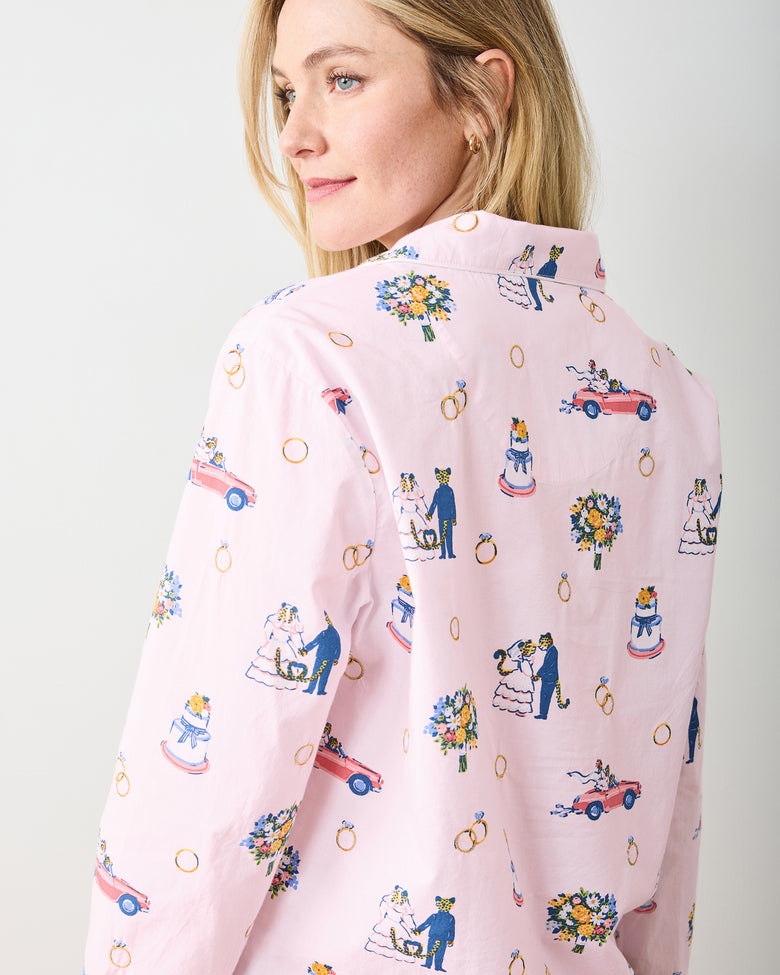 Happily Ever After - Petite Long PJ Set - Blush - Printfresh