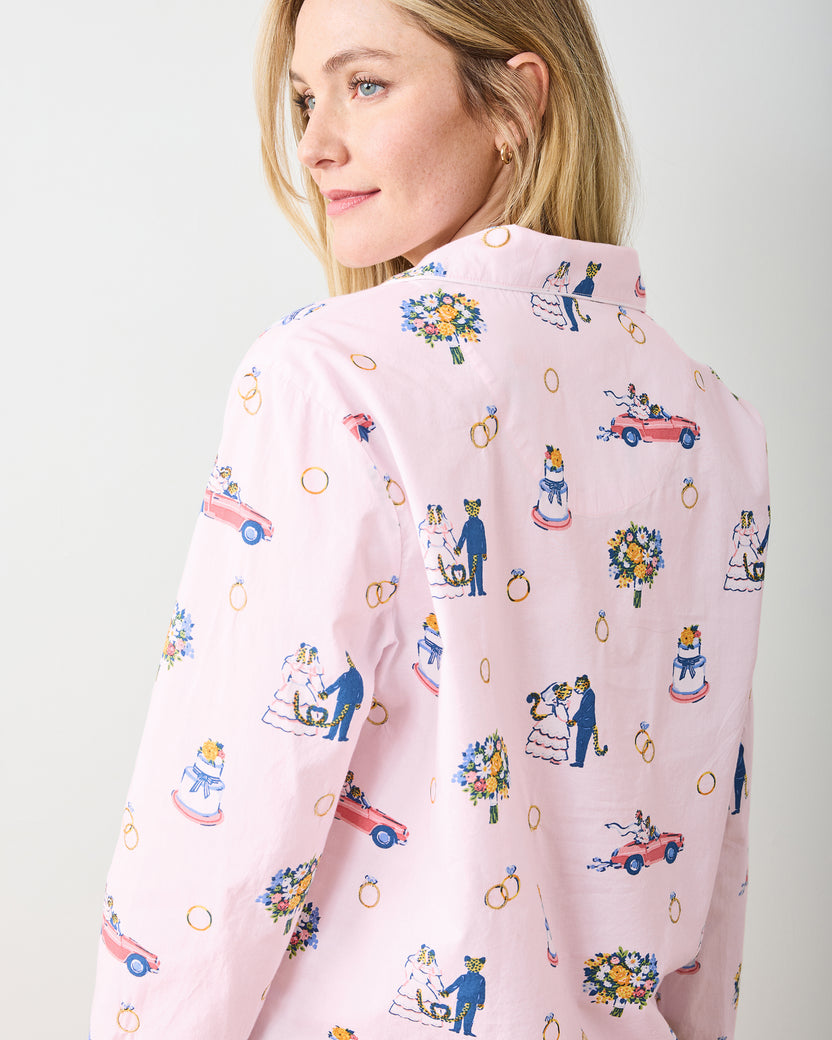 Happily Ever After - Petite Long PJ Set - Blush - Printfresh