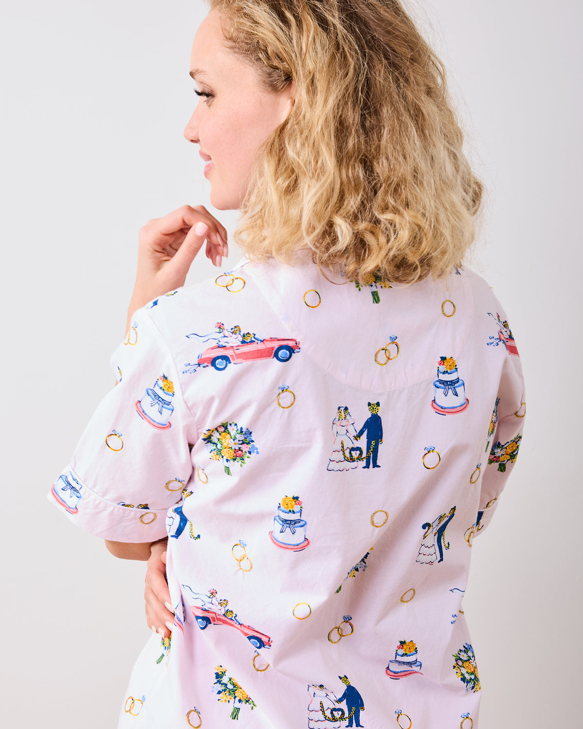 Happily Ever After - Short PJ Set - Blush - Printfresh