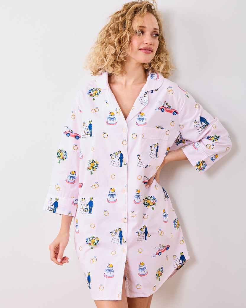 Happily Ever After - Sleep Shirt - Blush - Printfresh