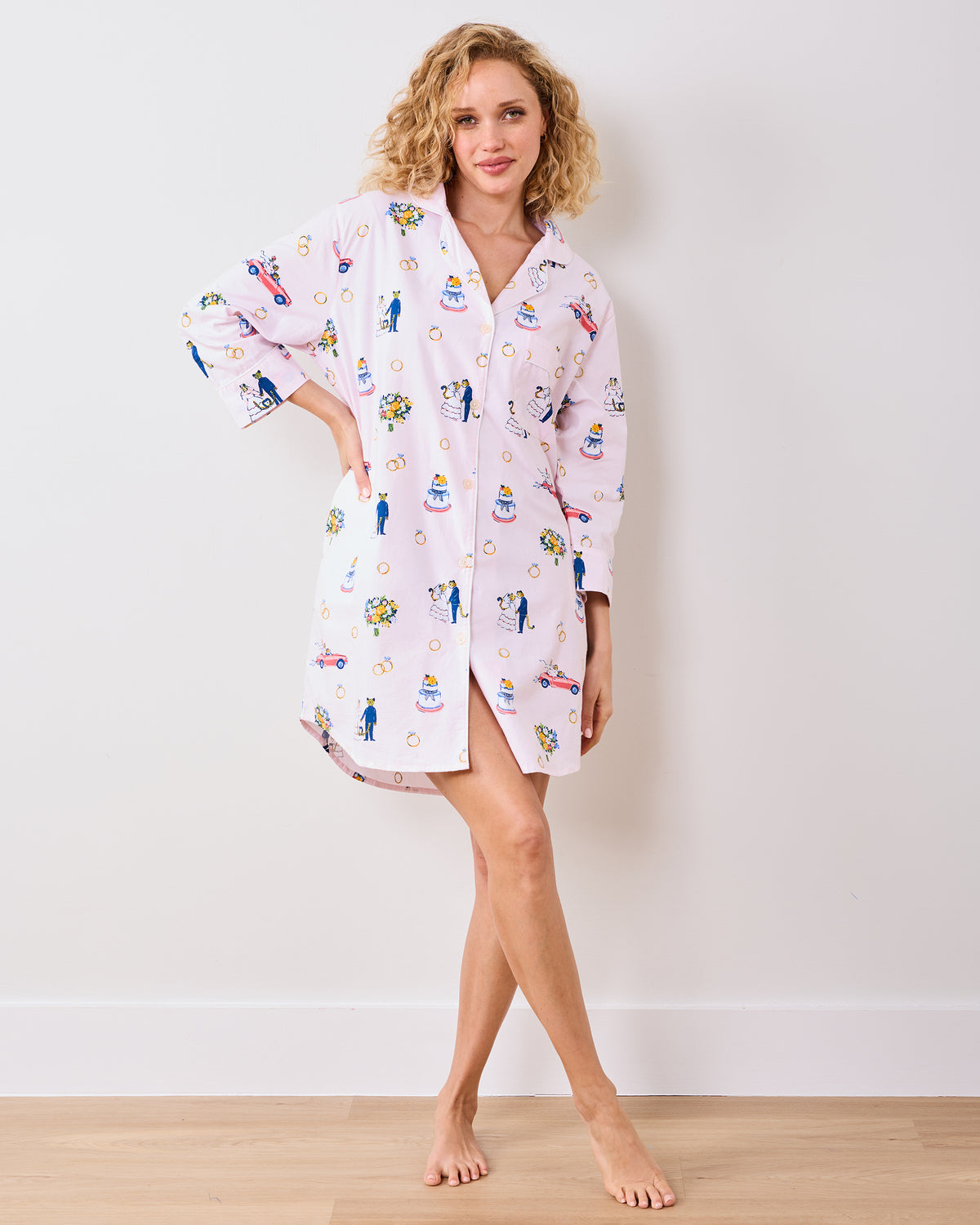 Happily Ever After - Sleep Shirt - Blush - Printfresh