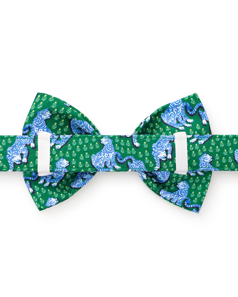 PF x The Foggy Dog Tiger Queen - Dog Bow Tie - Jade - Printfresh