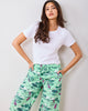 Golf Toile - Cropped PJ Pants - Putting Green - Printfresh