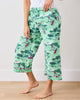 Golf Toile - Cropped PJ Pants - Putting Green - Printfresh