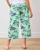 Golf Toile - Cropped PJ Pants - Putting Green - Printfresh