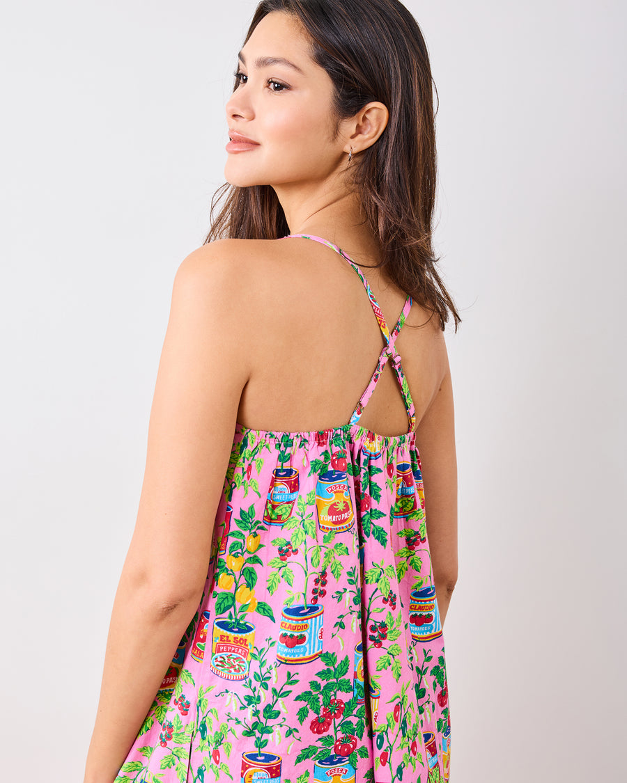 Kitchen Garden - Cami Nightgown - Rose - Printfresh