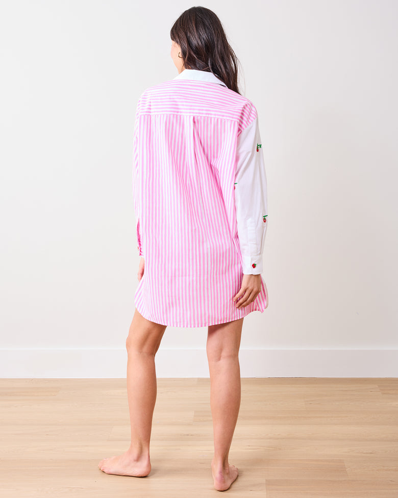 Kitchen Garden - Everyday Button Down - Rose - Printfresh