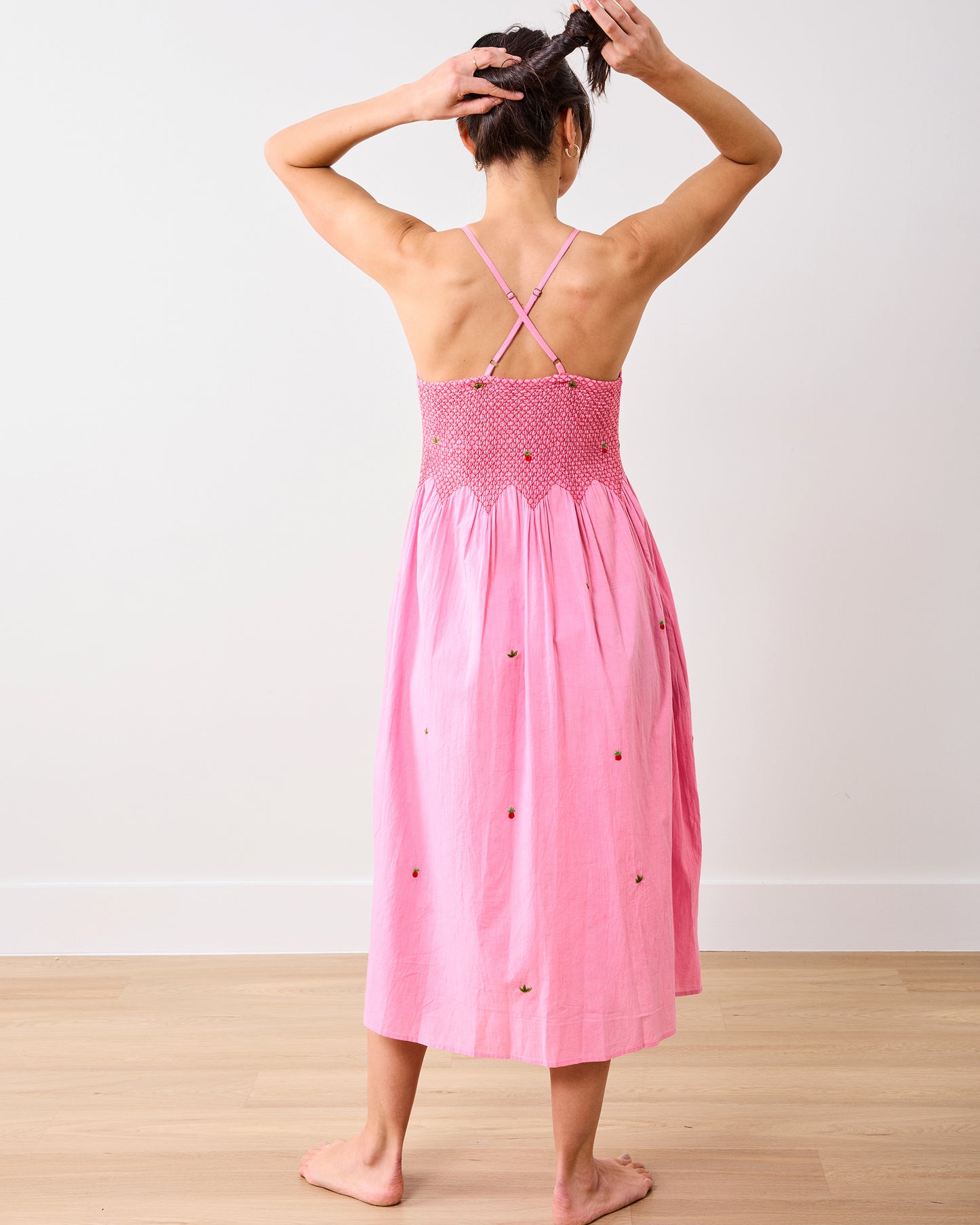 Kitchen Garden - Naya Nightie - Rose - Printfresh