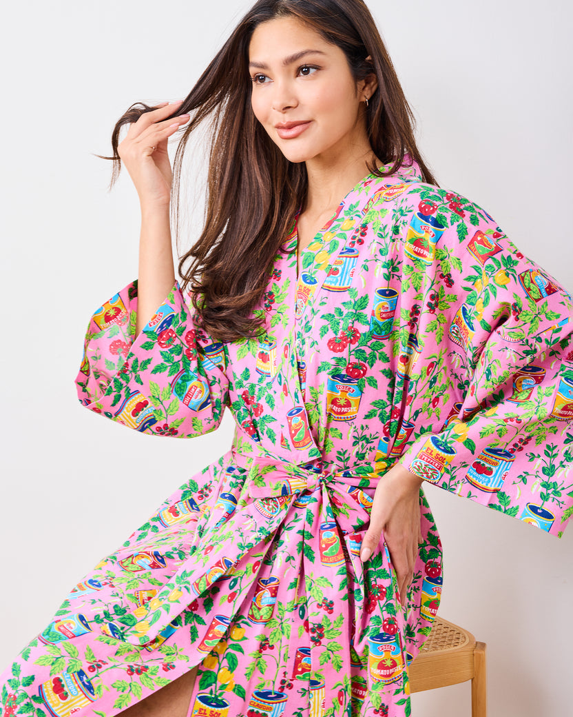 Kitchen Garden - Robe - Rose - Printfresh
