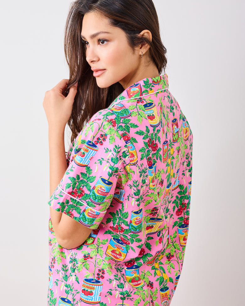 Kitchen Garden - Short PJ Set - Rose - Printfresh