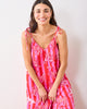 Leopard Stripes - Eco Satin Jaipur Jumpsuit - Pink Cabana - Printfresh