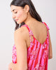 Leopard Stripes - Eco Satin Jaipur Jumpsuit - Pink Cabana - Printfresh