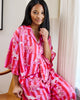 Leopard Stripes - Eco Satin Wildest Dreams Set - Pink Cabana - Printfresh